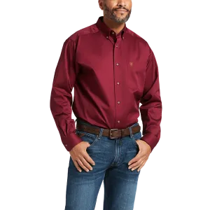 Ariat Men's Solid Twill Classic Fit Shirt