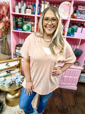 Boyfriend V-neck Tee-3 Colors