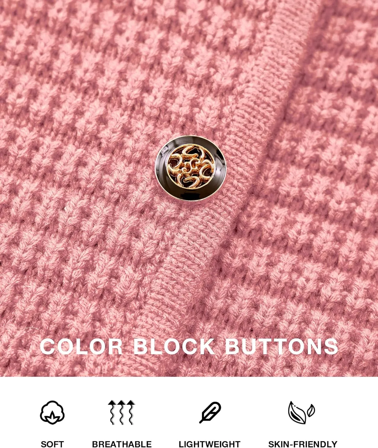BTFBM Women Cardigan Sweaters Fall Fashion 2024 Button Down Long Sleeve Chunky Knit Open Front Tweed Jacket Outerwear