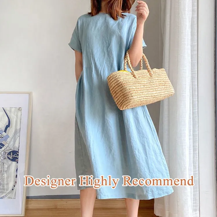 HOT SALE Japanese Style Linen Cotton Dress