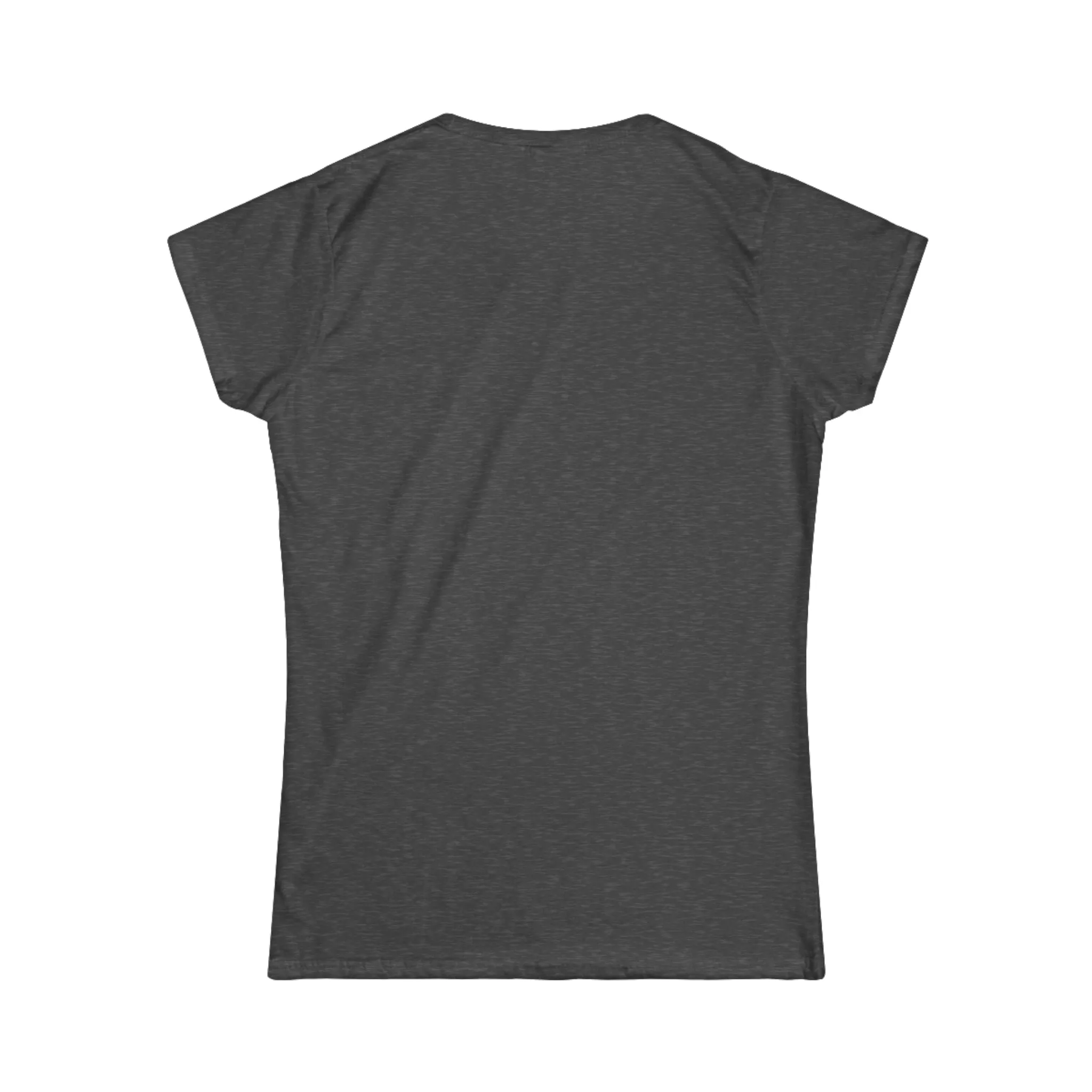 Lift Weights & Hang With My Dog - Women's Softstyle Tee - Distressed Color Logo - Plain Back