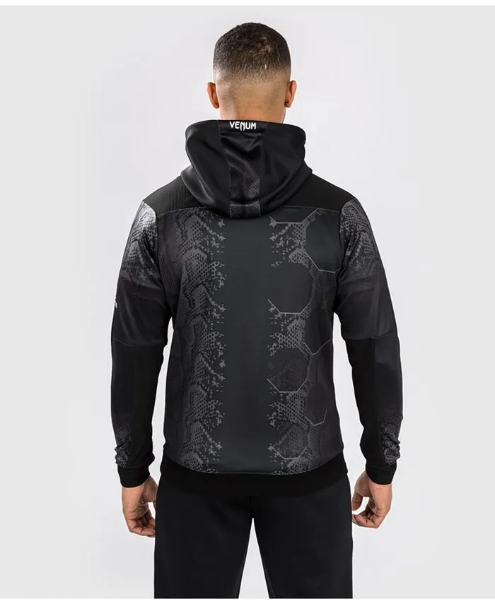 Men's UFC Adrenaline Fight Night Venum Full Zip Hoodie, Black