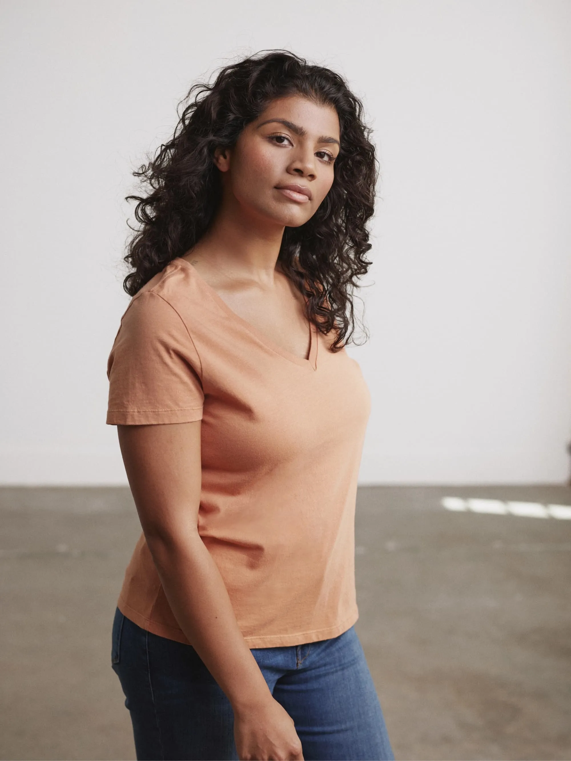 Organic V-Neck Tee