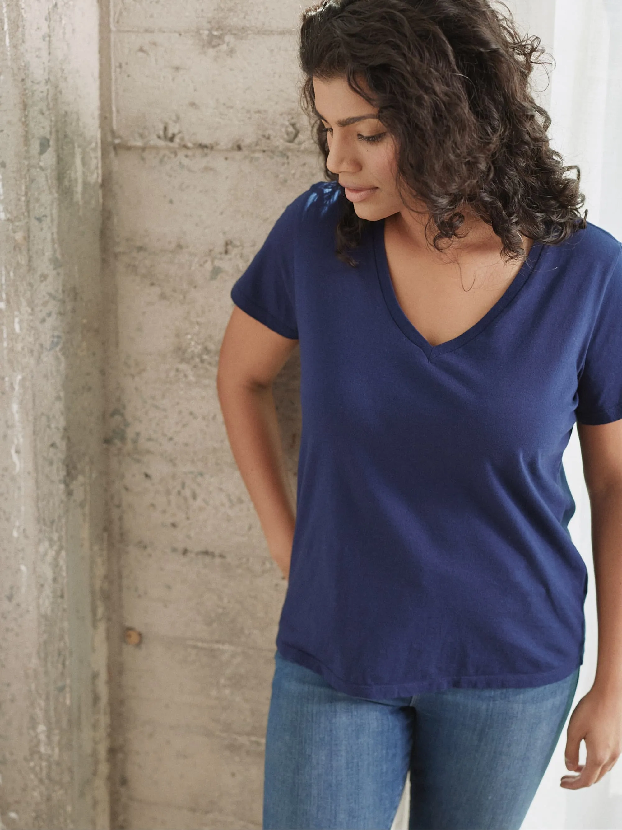 Organic V-Neck Tee