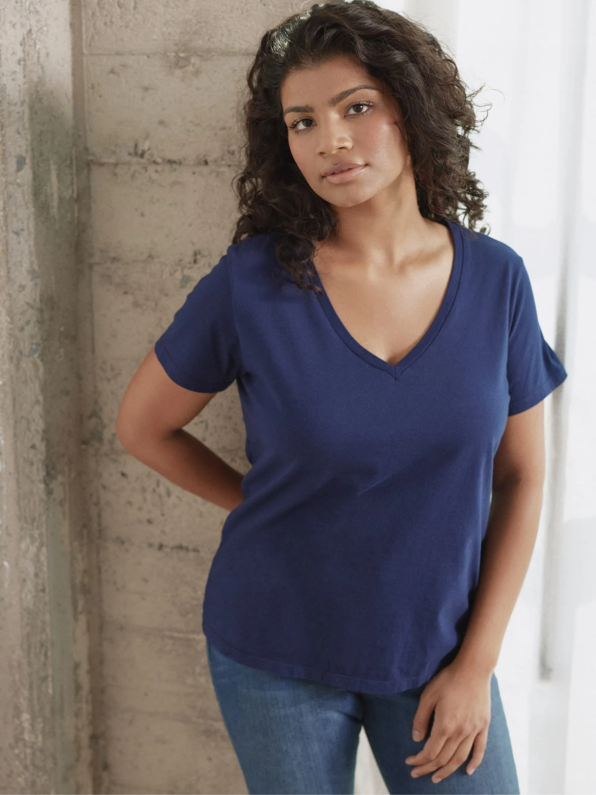 Organic V-Neck Tee