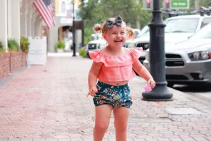 Peach Bloomers Set