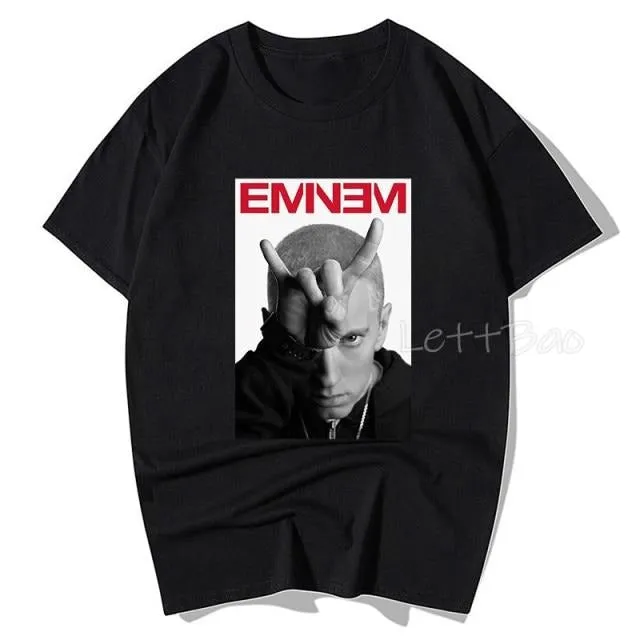 Short Sleeve Eminem Hip Hop T Shirt