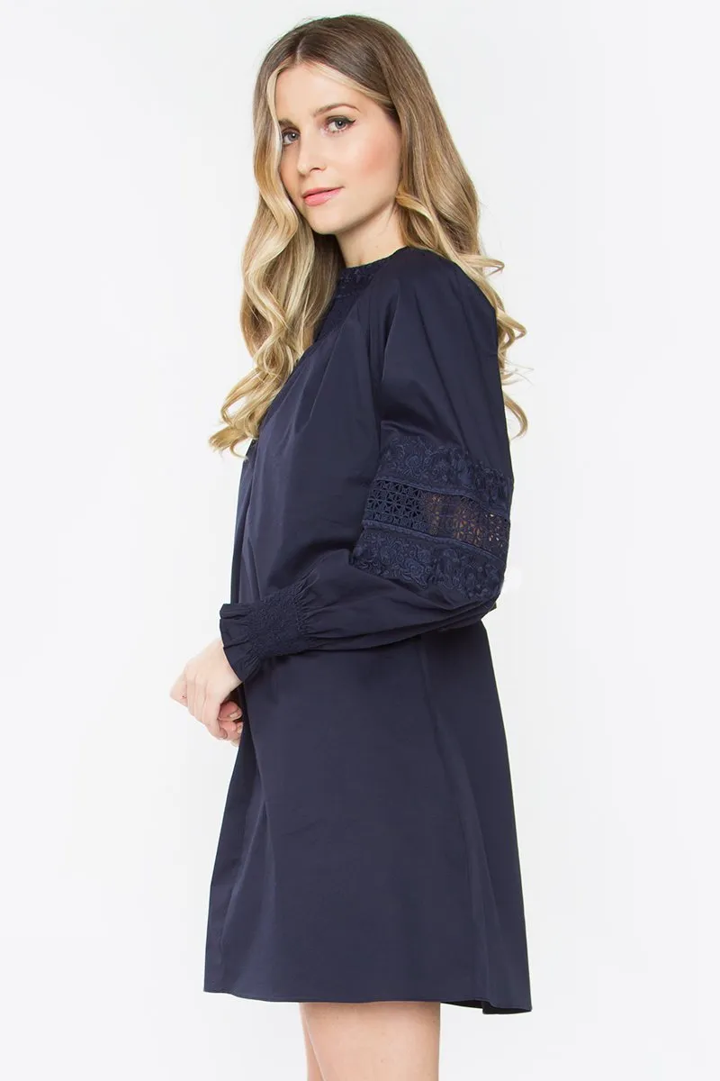 Sonelle Poplin Peasant Dress