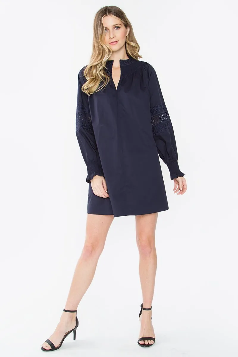 Sonelle Poplin Peasant Dress