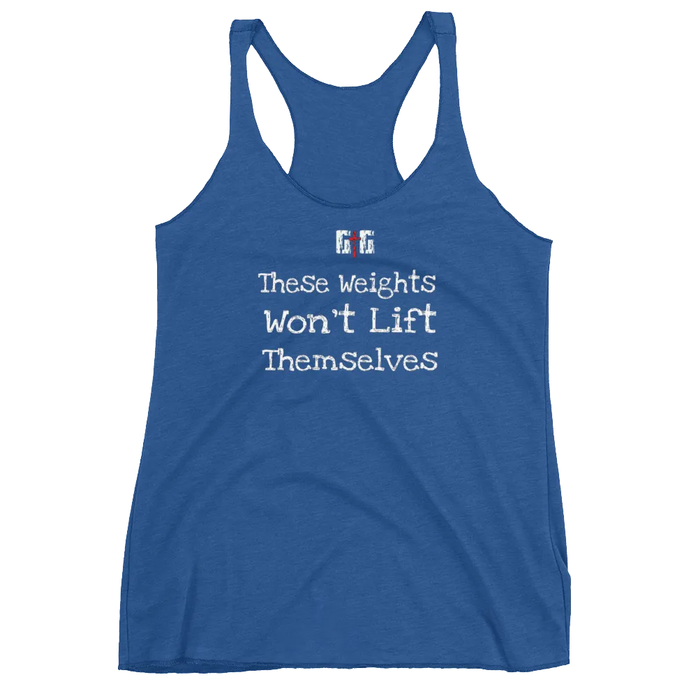 These Weights Ladies' Racerback Tanks