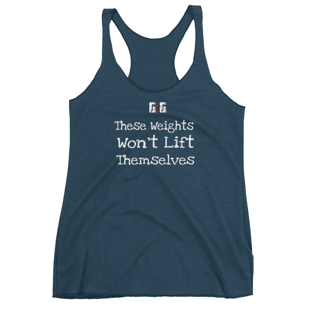 These Weights Ladies' Racerback Tanks