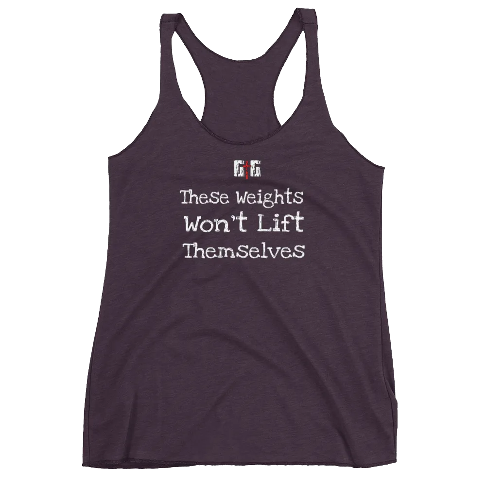 These Weights Ladies' Racerback Tanks