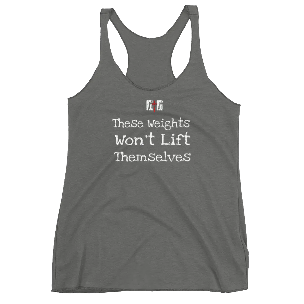 These Weights Ladies' Racerback Tanks