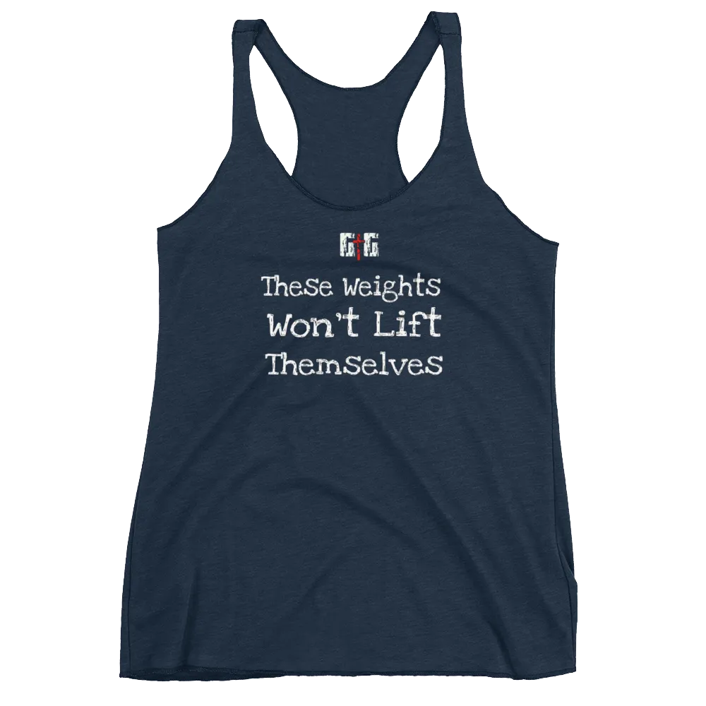 These Weights Ladies' Racerback Tanks