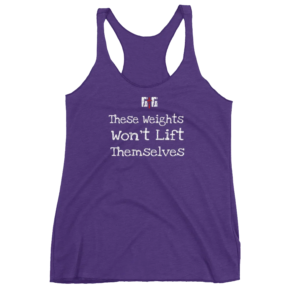 These Weights Ladies' Racerback Tanks