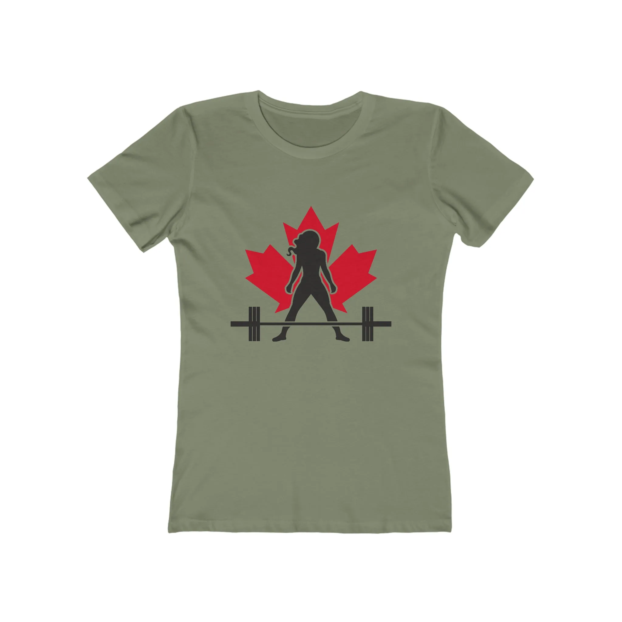 Women's The Boyfriend Tee - Canada Light Logo - Plain Back
