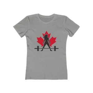 Women's The Boyfriend Tee - Canada Light Logo - Plain Back