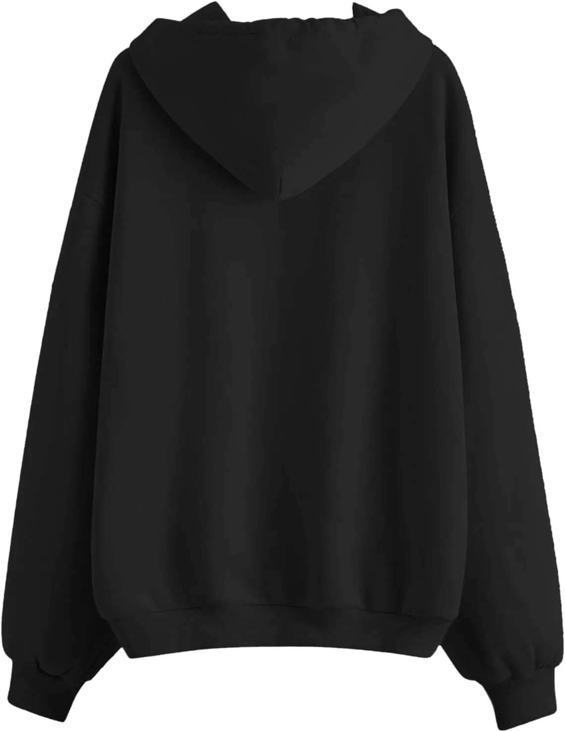Womens Zip Up Hoodies Oversized Sweatshirts Black Zip Up Hoodie White Hoodie 2024 Winter Casual Jackets
