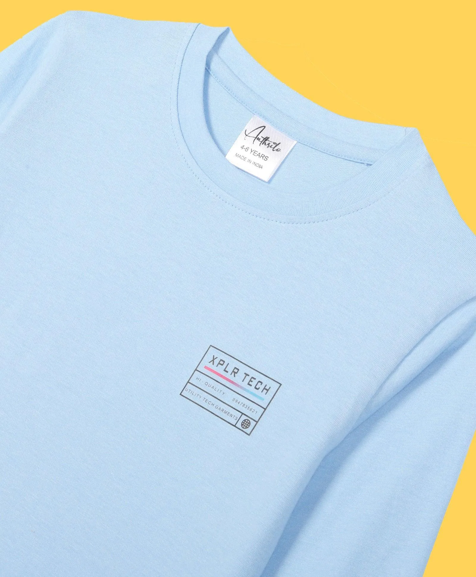 XPLR BOYS LONG SLEEVE T-SHIRT - SKY