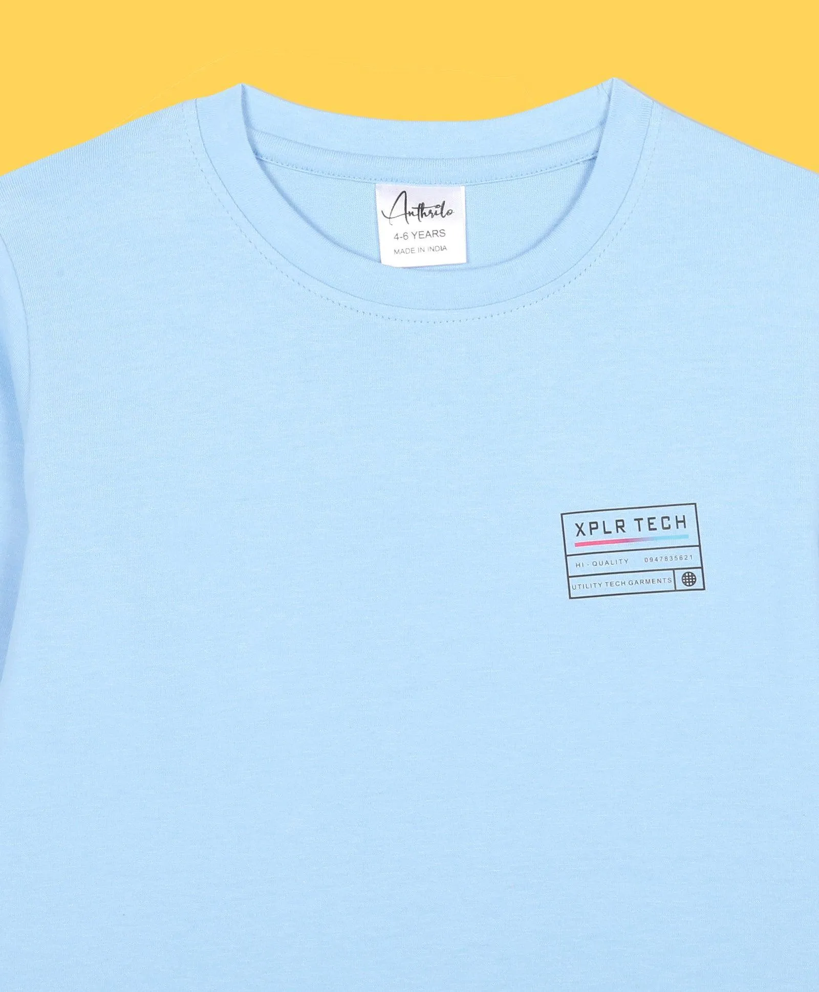 XPLR BOYS LONG SLEEVE T-SHIRT - SKY
